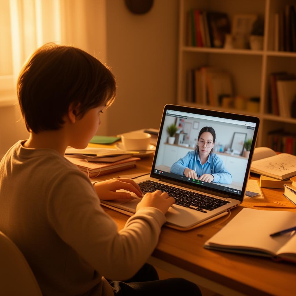 Lezione online da casa